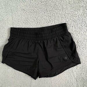 ATHLETA WOMENS BLACK ATHLETIC SHORTS SIZE S